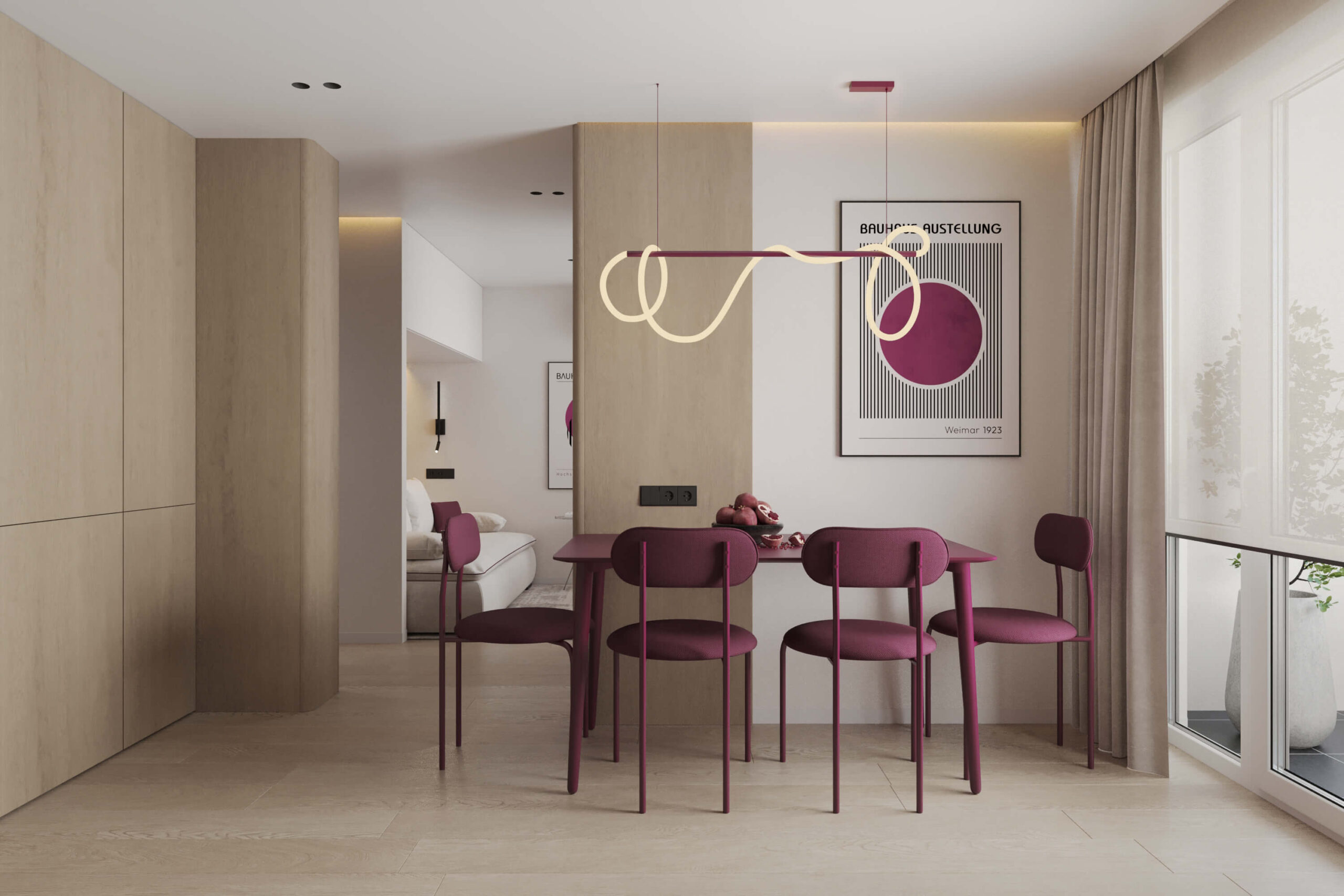 Кольорові акценти в інтер'єрі