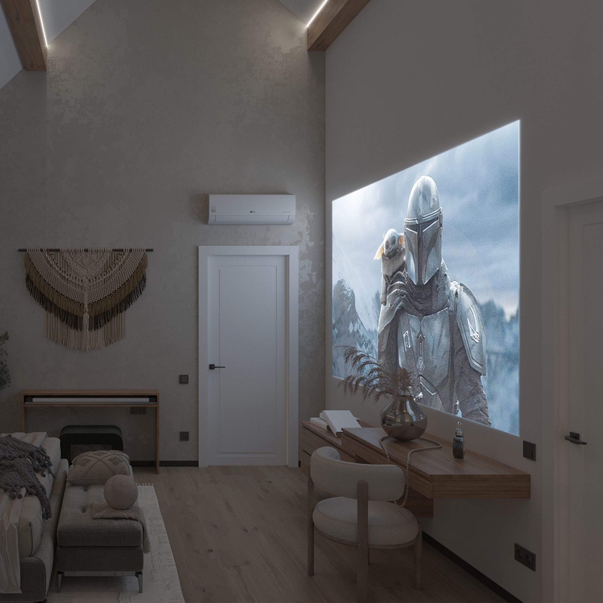 Телевізор чи проєктор в інтер’єрі