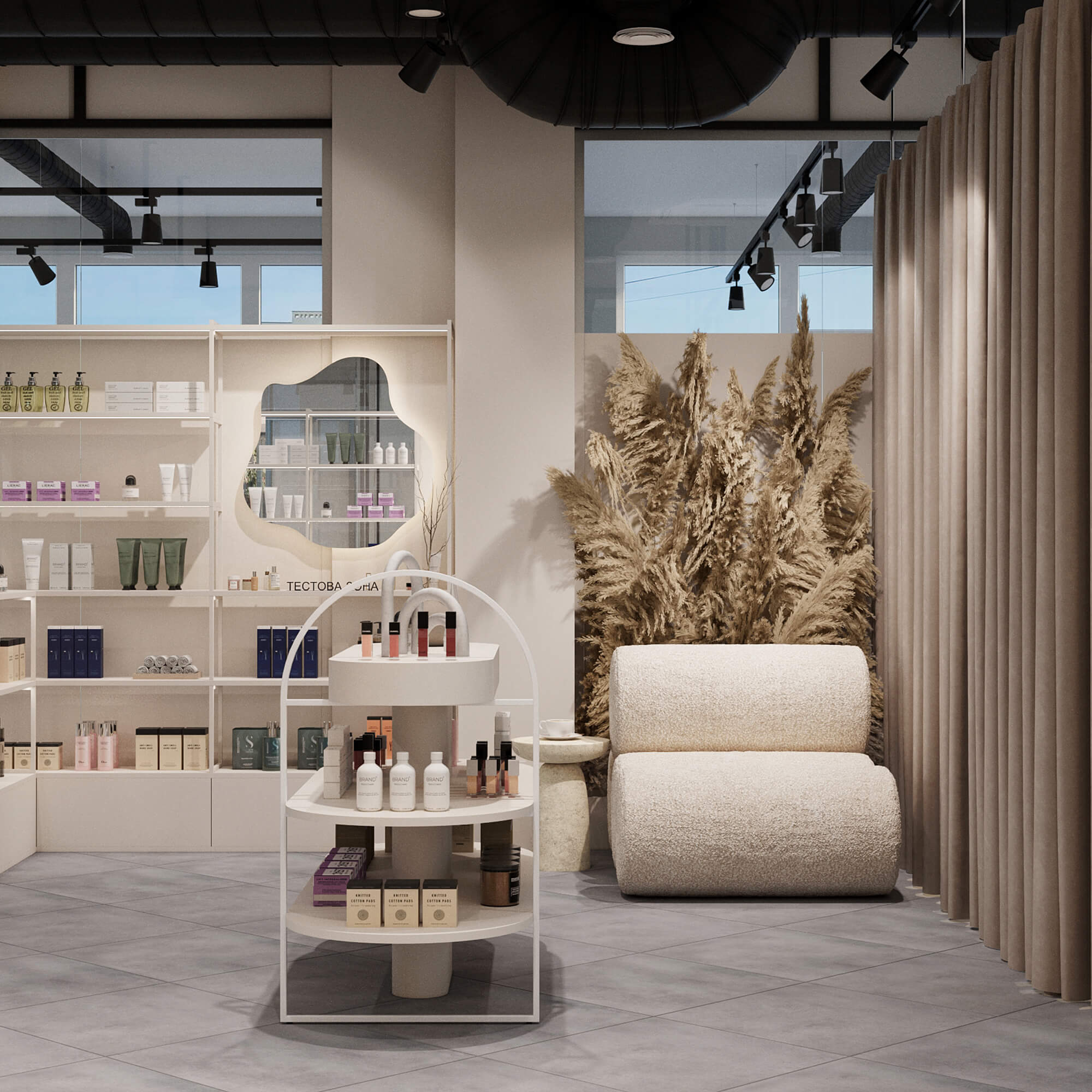 лаунж зона магазинів